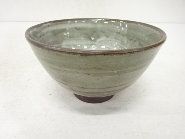 JAPANESE TEA CEREMONY / TEA BOWL CHAWAN / BRUSH MARK 